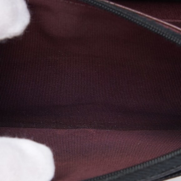 Chanel Matelasse Chain Wallet Silver Hardware Black - Picture 8 of 10